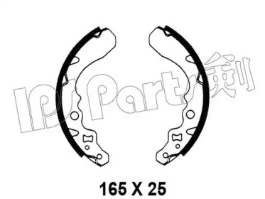 Тормозные колодки IPS Parts IBL-4608