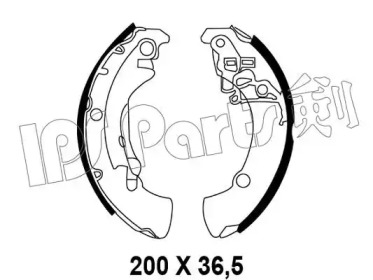 Тормозные колодки IPS Parts IBL-4699