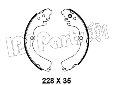 Тормозные колодки IPS Parts IBL-4798