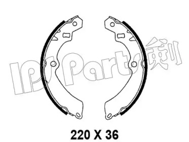 Тормозные колодки IPS Parts IBL-4814