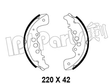 Тормозные колодки IPS Parts IBL-4818