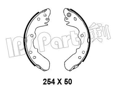 Тормозные колодки IPS Parts IBL-4991