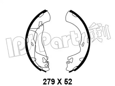 Тормозные колодки IPS Parts IBL-4H02