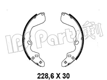 Тормозные колодки IPS Parts IBL-4K00