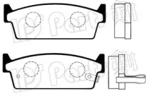 Комплект тормозных колодок IPS Parts IBR-1124