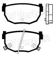 Комплект тормозных колодок IPS Parts IBR-1194