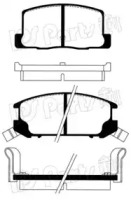 Комплект тормозных колодок IPS Parts IBR-1204