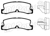 Комплект тормозных колодок IPS Parts IBR-1205