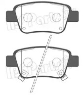 Комплект тормозных колодок IPS Parts IBR-1292