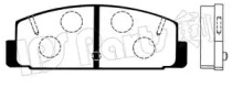 Комплект тормозных колодок IPS Parts IBR-1302