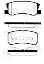 Комплект тормозных колодок IPS Parts IBR-1505