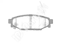 Комплект тормозных колодок IPS Parts IBR-1704