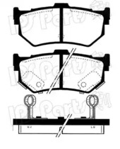 Комплект тормозных колодок IPS Parts IBR-1800