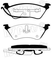 Комплект тормозных колодок IPS Parts IBR-1993