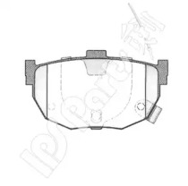 Комплект тормозных колодок IPS Parts IBR-1H07