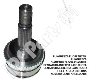 Шарнирный комплект, приводной вал IPS Parts ICJ-10294