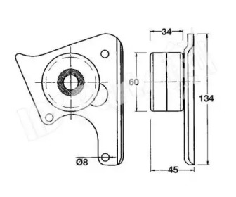 Натяжитель IPS Parts ITB-6005