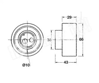 Натяжитель IPS Parts ITB-6103