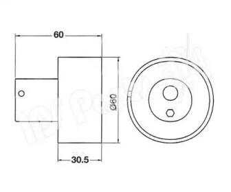 Натяжитель IPS Parts ITB-6104