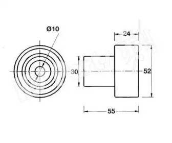 Натяжитель IPS Parts ITB-6108