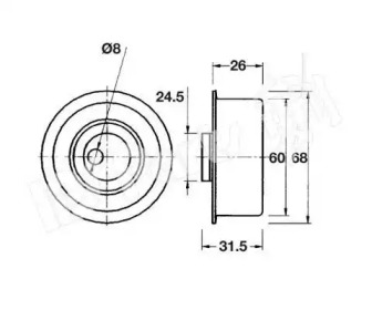 Натяжитель IPS Parts ITB-6111