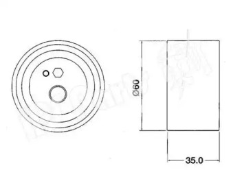 Натяжитель IPS Parts ITB-6112