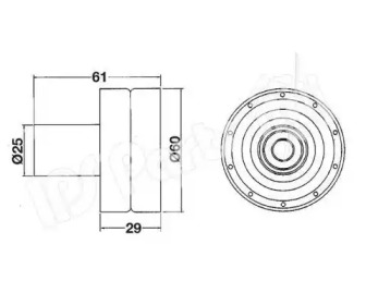 Натяжитель IPS Parts ITB-6116