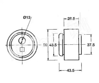 Натяжитель IPS Parts ITB-6120