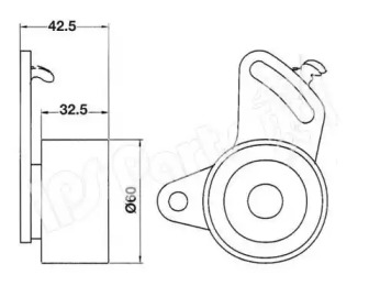 Натяжитель IPS Parts ITB-6200