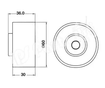 Натяжитель IPS Parts ITB-6201