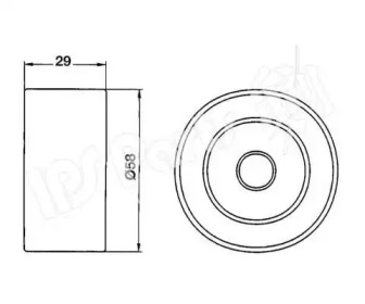 Натяжитель IPS Parts ITB-6206