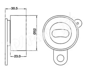 Натяжитель IPS Parts ITB-6208