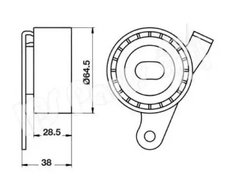 Натяжитель IPS Parts ITB-6210