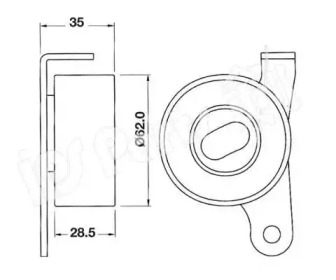 Натяжитель IPS Parts ITB-6211