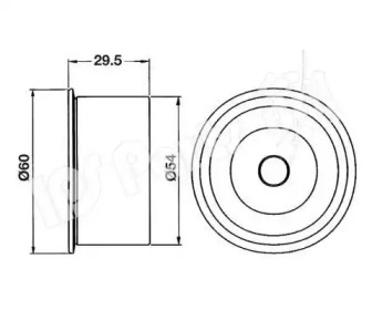 Натяжитель IPS Parts ITB-6216