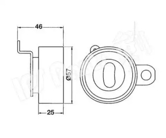 Натяжитель IPS Parts ITB-6226