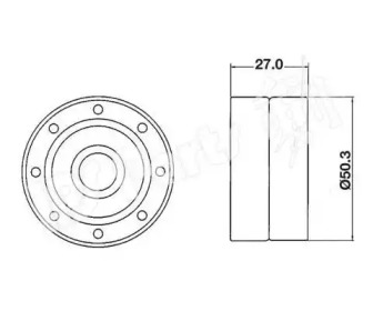 Натяжитель IPS Parts ITB-6230