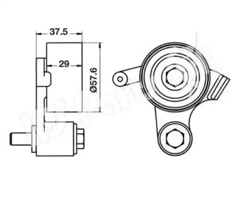 Натяжитель IPS Parts ITB-6252