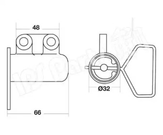 Натяжитель IPS Parts ITB-6257