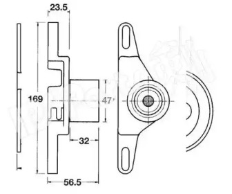 Натяжитель IPS Parts ITB-6302