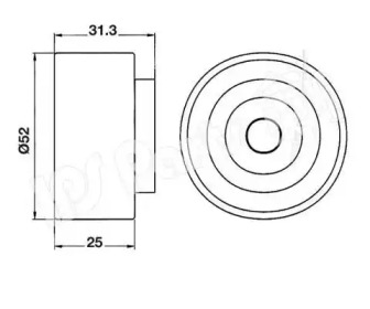 Натяжитель IPS Parts ITB-6306