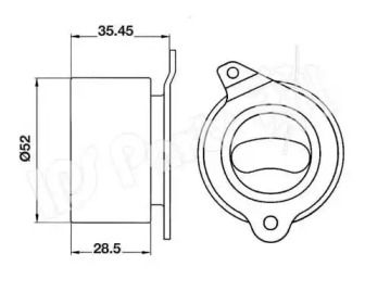 Натяжитель IPS Parts ITB-6308