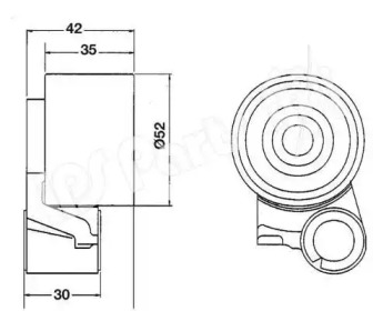 Натяжитель IPS Parts ITB-6309