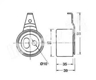 Натяжитель IPS Parts ITB-6319