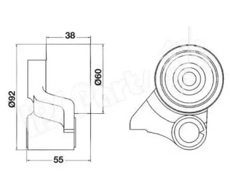 Натяжитель IPS Parts ITB-6322