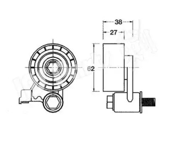 Натяжитель IPS Parts ITB-6329