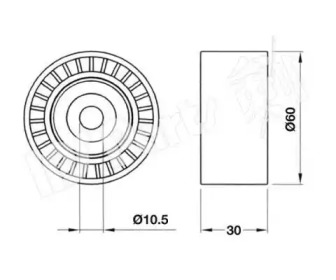 Натяжитель IPS Parts ITB-6334