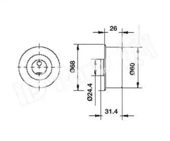 Натяжитель IPS Parts ITB-6344