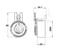 Натяжитель IPS Parts ITB-6347