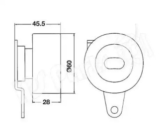 Натяжитель IPS Parts ITB-6411